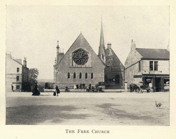Free Church 1856-1896. Stood on the site later occupied by
the Rosebank Church which was demolished 1966
